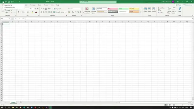 Video thumbnail for How To Create a New Excel Workbook