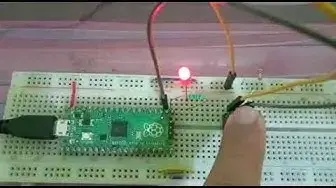 Video thumbnail for Interface Push Button with Raspberry Pi Pico and Control LED