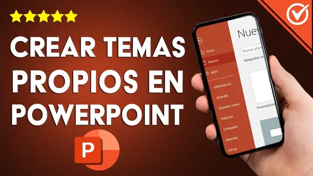 Video thumbnail for ¿Cómo crear temas propios en POWERPOINT? - Personaliza tus presentaciones