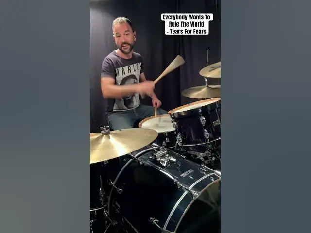 'Video thumbnail for “Everybody Wants To Rule The World” - Tears For Fears | Drum Cover | Drum Lessons | Simpledrummer'