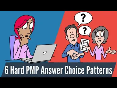 'Video thumbnail for Master 6 Hard PMP Exam Answer Choice Patterns – Outsmart the Test by Thinking Like PMI'