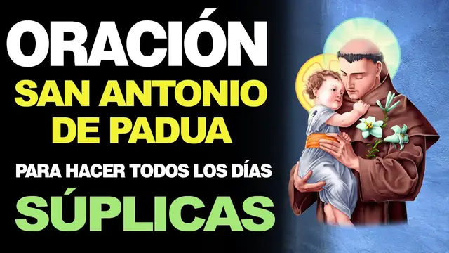 Video thumbnail for 🙏 Novena Poderosa a San Antonio de Padua - SUPLICAS PARA TODOS LOS DÍAS 🙇