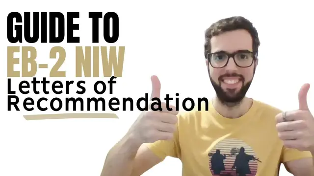 'Video thumbnail for EB2 NIW Recommendation Letters: A guide'