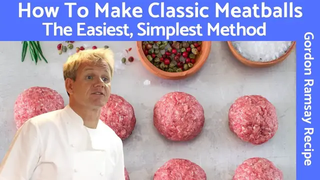 Video thumbnail for Meatballs Easy Recipe (How to Prepare) – Gordon Ramsay