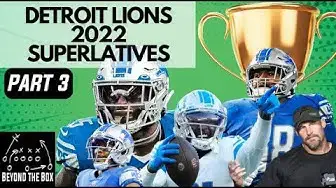 'Video thumbnail for The Detroit Lions 2022 superlatives, pt.3'