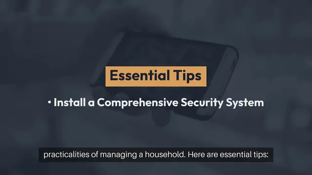 'Video thumbnail for Home Security Tips For Single Parents'