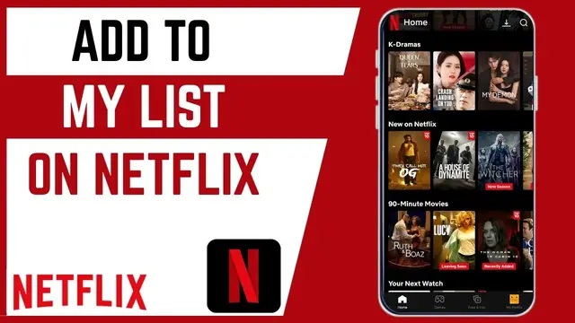 Video thumbnail for How To Add Netflix Movies And TV Shows To My List On Smartphone