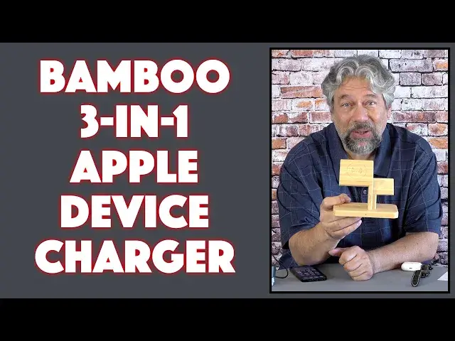 'Video thumbnail for ODUFO 3-In-1 Bamboo Charging Stand -- REVIEW'