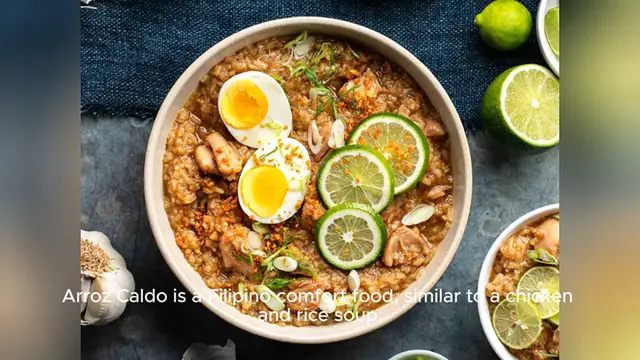 Video thumbnail for arroz caldo recipe