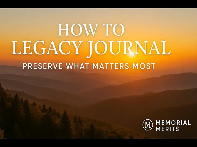 Video thumbnail for How to Legacy Journal: Step-by-Step Guide to Preserving Family Stories