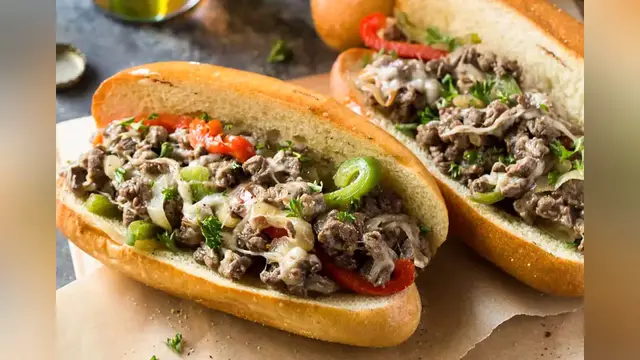 Video thumbnail for cheesesteak recipe