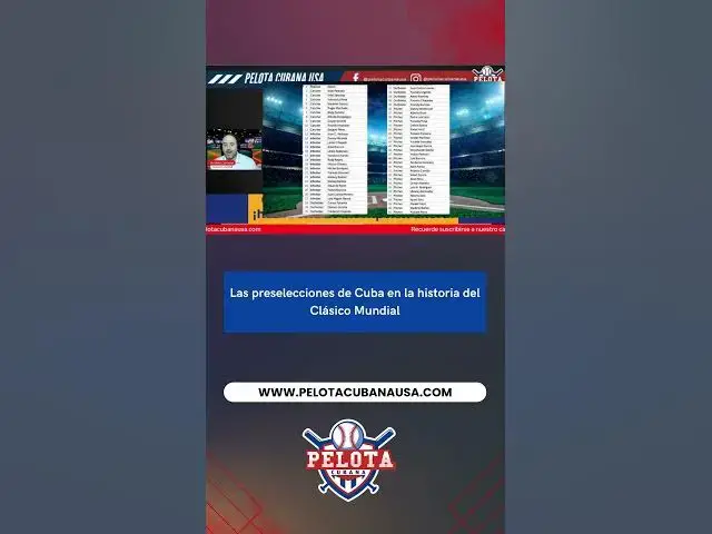 Video thumbnail for Las preselecciones de Cuba en la historia del Clásico Mundial