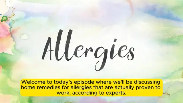 Video thumbnail for Home Remedies for Allergies That Really Work, Acco
