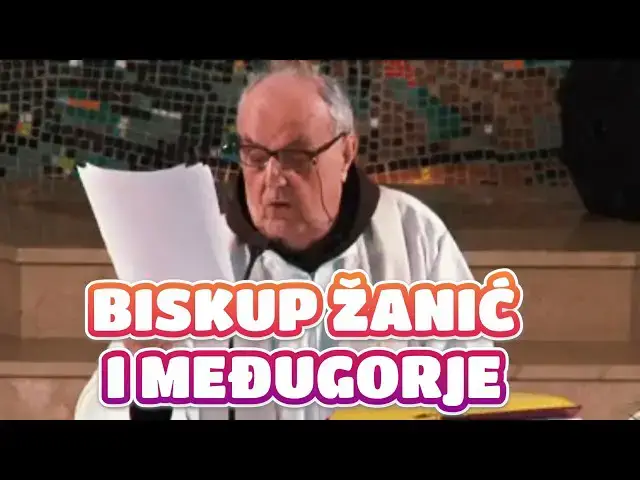 Video thumbnail for Fra Bonafacije Barbarić - Biskup Žanić i Međugorje