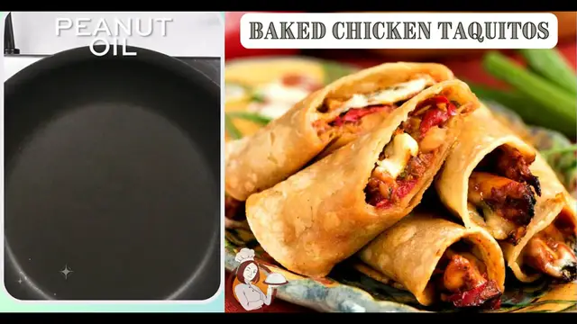 Video thumbnail for Baked Chicken Taquitos