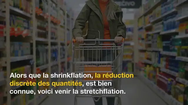 Video thumbnail for Qu’est-ce que la Stretchflation, ce nouveau phénomène qui arrive dans nos rayons de supermarchés ?
