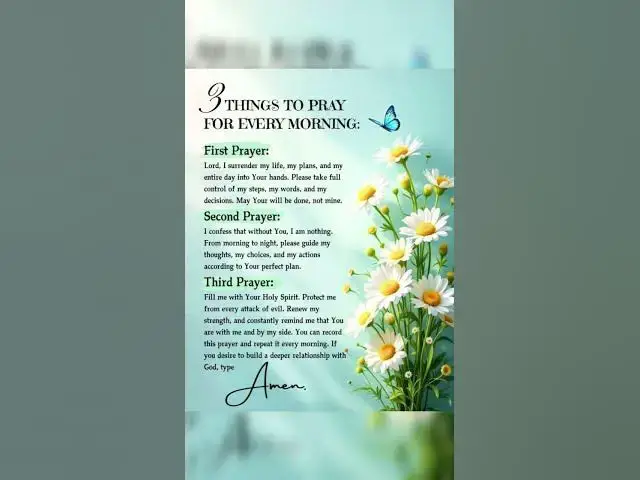 Video thumbnail for Morning Prayers 🤲 #jesuslovesyou #thankfullylove #morningprayer