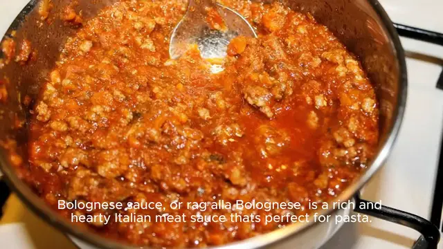 Video thumbnail for bolognese recipe