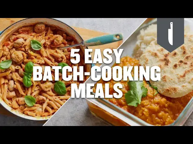 'Video thumbnail for 5 Easy Batch-Cooking Recipes | Quick & Delicious Meals | Myprotein'