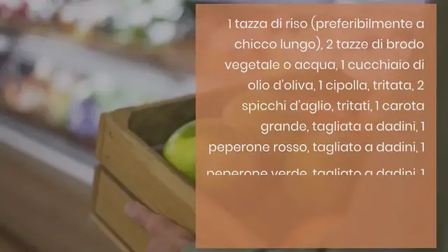 Video thumbnail for RISO CON VERDURE PASSO DOPO PASSO