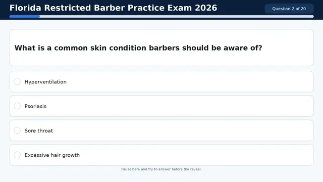 Video thumbnail for Florida Restricted Barber Practice Exam