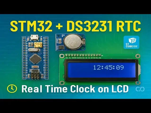 Video thumbnail for How to Display DS3231 Time on I²C LCD with STM32 | Step-by-Step