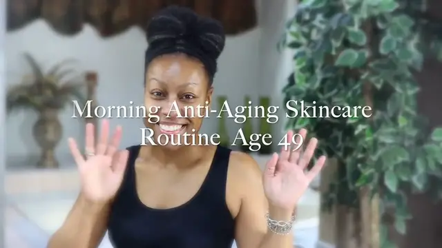 Video thumbnail for Morning Anti-Aging Skincare Routine at age 49