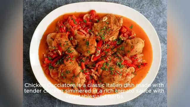 Video thumbnail for chicken cacciatore recipe