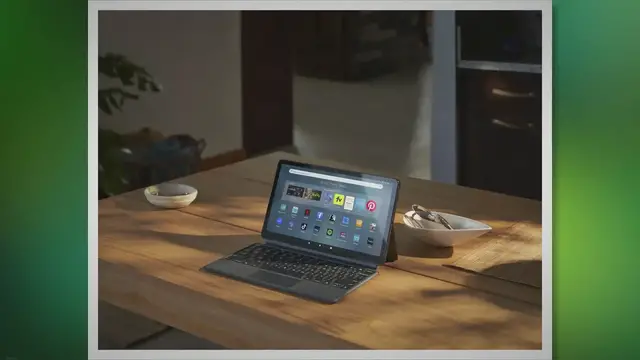 Video thumbnail for Amazon Fire Tablet launches with detachable keyboard -