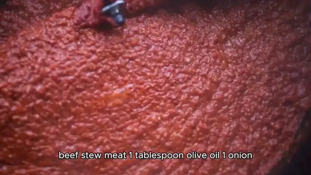 Video thumbnail for beef stew crock pot recipe