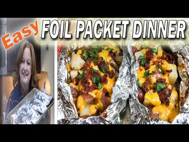 Video thumbnail for EASY BACON RANCH CHICKEN FOIL PACKET DINNER RECIPE | COOK WITH ME FOIL PACKET RECIPE
