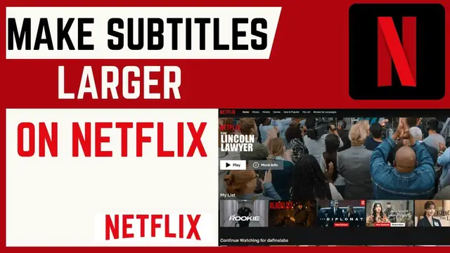 Video thumbnail for How To Make Subtitles Bigger On Netflix