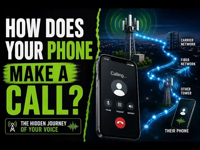 Video thumbnail for How does your phone make a call?