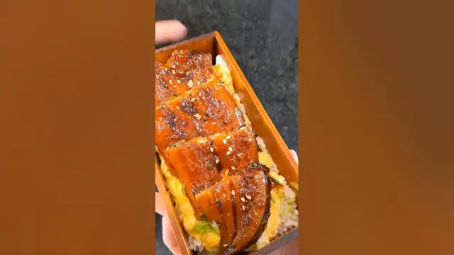 Video thumbnail for Unagi Bento box 🍱 #lunchbox #easyrecipe #unagi