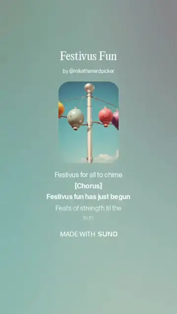 'Video thumbnail for Festivus Fun:   🛒 Donate here: https://amzn.to/4eWRMmf'