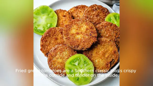 Video thumbnail for fried green tomato recipe
