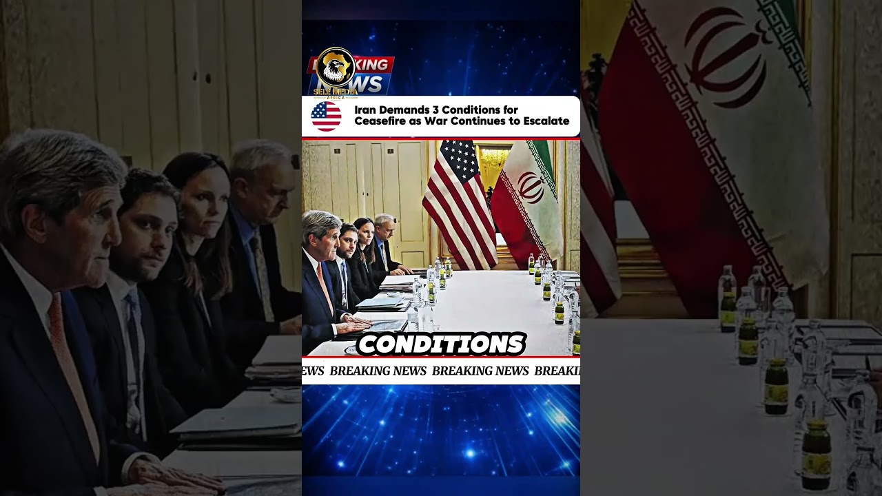 Video thumbnail for Iran Sets Conditions To end Ongoing Middle East Conflict.