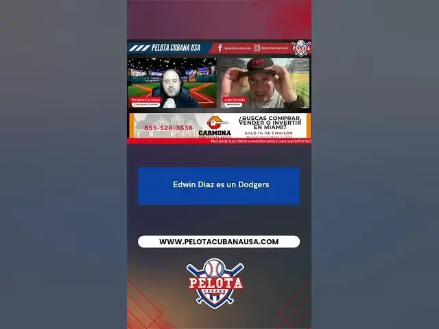 Video thumbnail for Edwin Diaz es un Dodgers