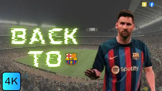 'Video thumbnail for العودة الاسطورية لميسي الى برشلونة PES 2023'