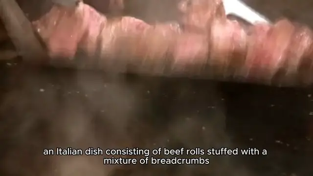 Video thumbnail for braciole recipe