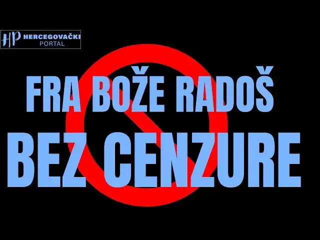 Video thumbnail for FRA BOŽE RADOŠ -  BEZ CENZURE