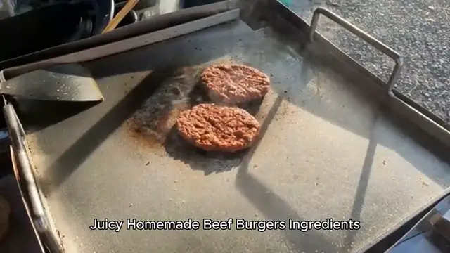 Video thumbnail for burger recipe
