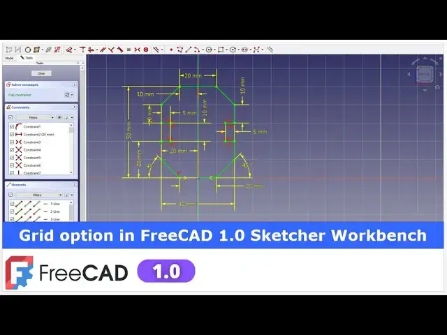 'Video thumbnail for Grid option in FreeCAD 1.0 Sketcher Workbench | FreeCAD Tutorial | 3D Modeling | Mechnexus |'