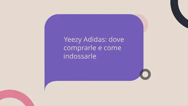 Video thumbnail for Yeezy Adidas le sneakers di Kanye West, dove comprarle e come indossarle
