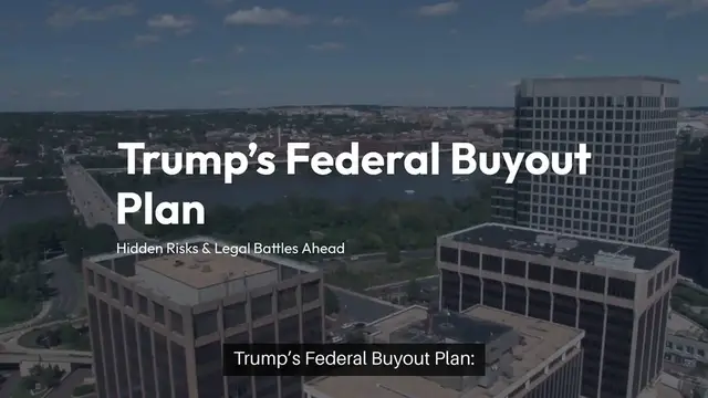 Video thumbnail for Trump’s Federal Buyout EXPOSED - Staff Warned that Trump Buyout Offers Could Be Canceled At Any Time