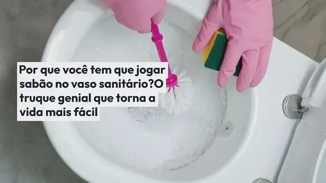 Video thumbnail for Por que você tem que jogar sabão no vaso sanitário? O truque genial que torna a vida mais fácil