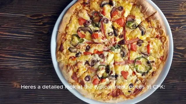 Video thumbnail for cpk menu Price