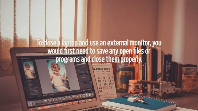 Video thumbnail for How To Close Laptop And Use Monitor