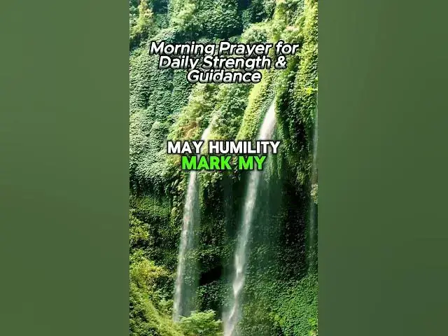 Video thumbnail for Garment of Humility - Morning Prayers to Start Your Day with God #morningprayer