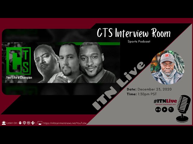 Video thumbnail for ITN Live - 1:1 w/ CTS Interview Room Sports Podcast